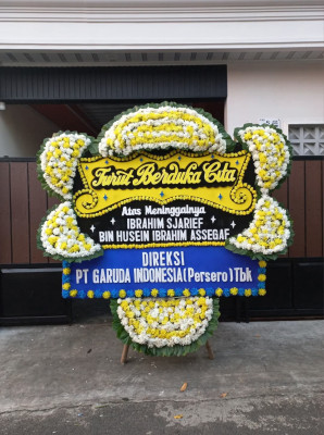 Papan Bunga Duka di Cigandamekar